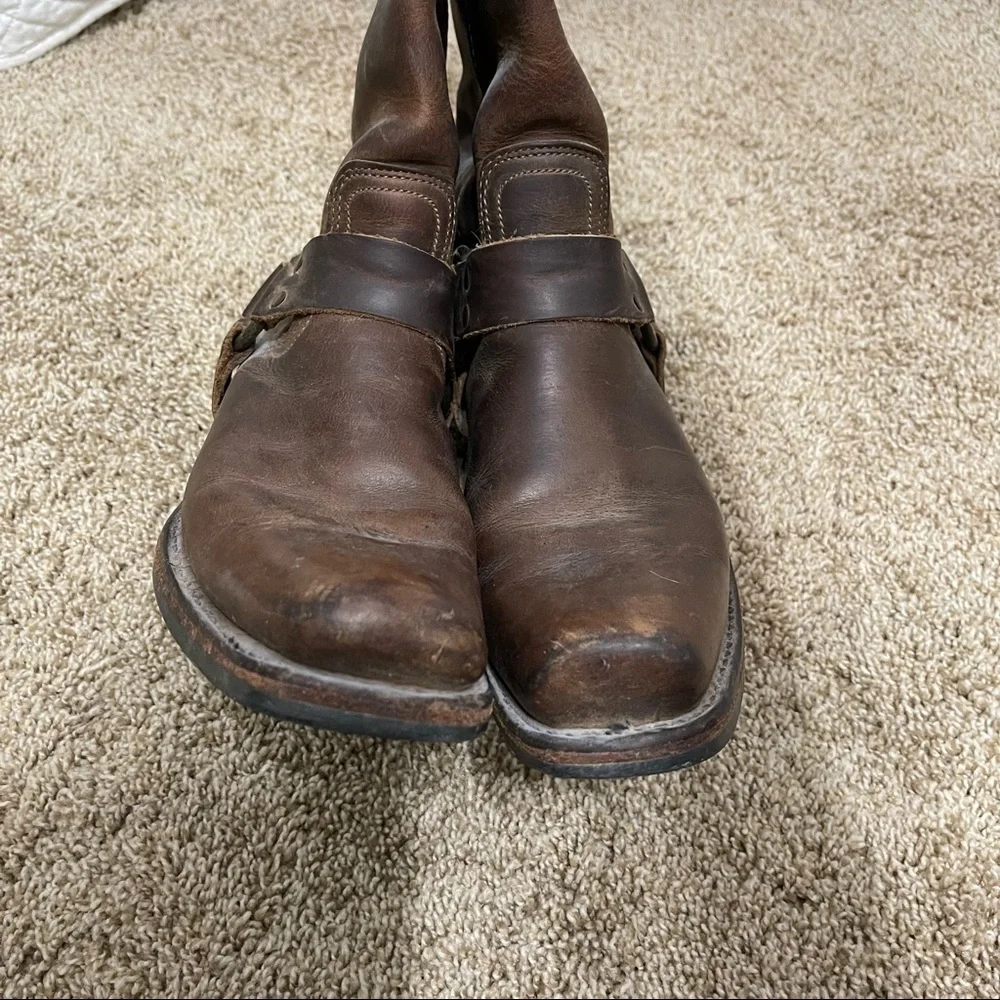 Frye Brown Heeled Boots - Picture 6 of 12